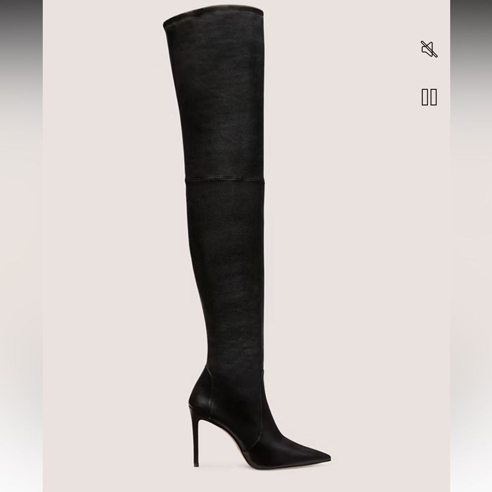 Stuart Weitzman ULTRASTUART 100 Stretch Boot, Size 7